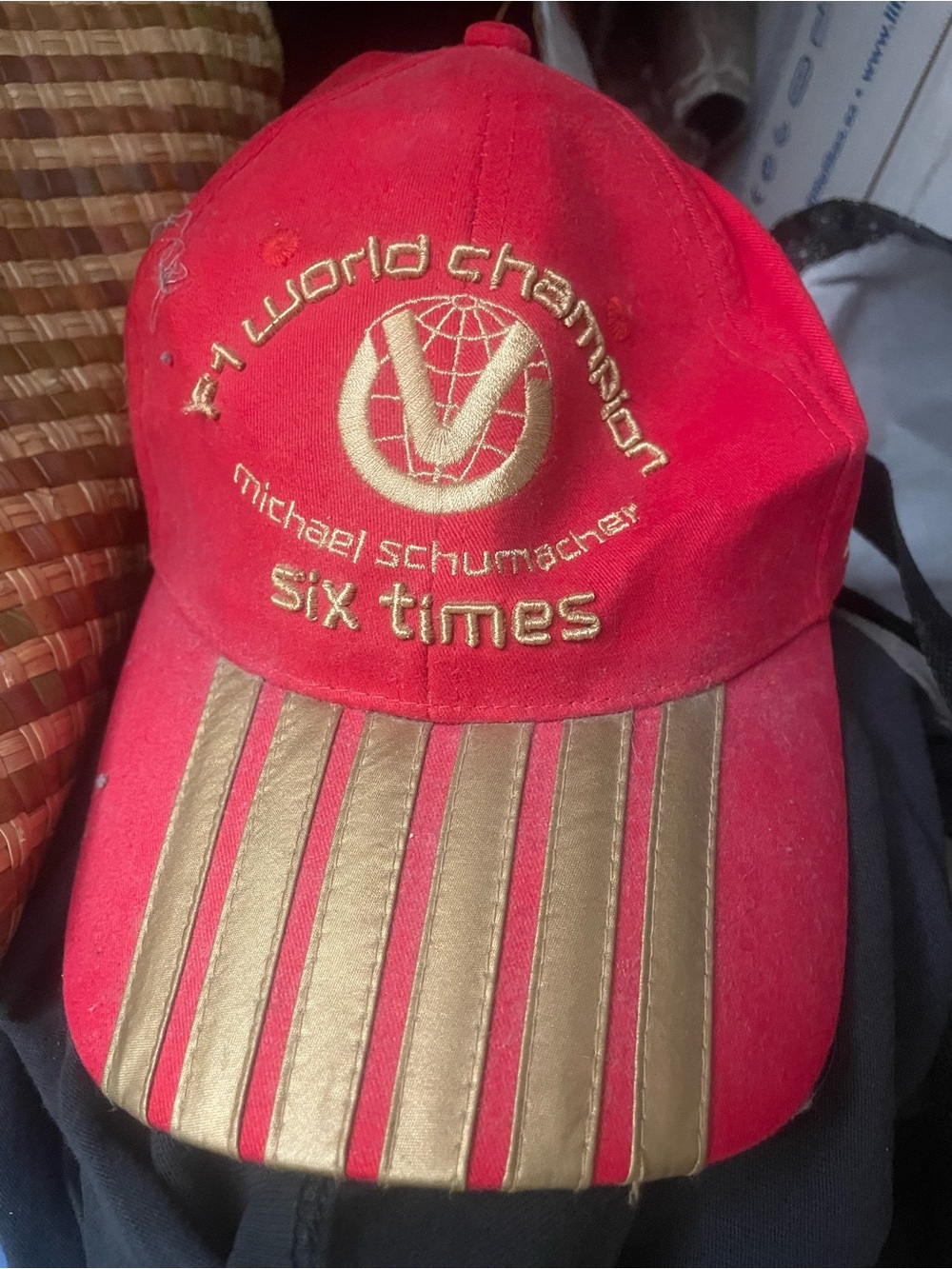 F1 SIX TIMES WORLD CHAMPION RACING HAT